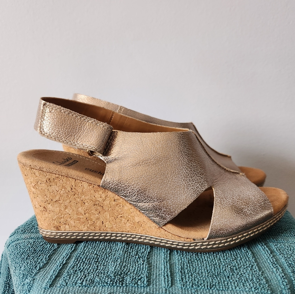 Clarks Wedge Sandals